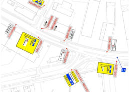 Datenbankgestützte Erfassung der wegweisenden Beschilderung im Stadtgebiet Bamberg