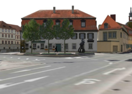 Freiflächengestaltung Vorplatz Bischofsmühle Stadt Bamberg